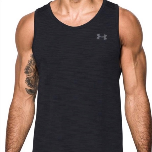 Men's UA Threadborne Tank | Black - Picture 1 of 4